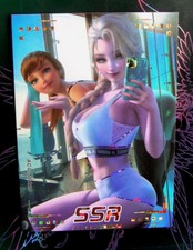 Anna -Elsa Frozen ACG NL Goddess Premium Carte SSR Anime Waifu Holo Card
