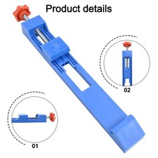 Guide de scie circulaire convivial avec pinces de verrouillage pour un positionn