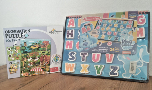 Lot puzzles éveil enfant - lot,