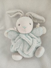 Doudou boule  Lapin Blanc Bleu