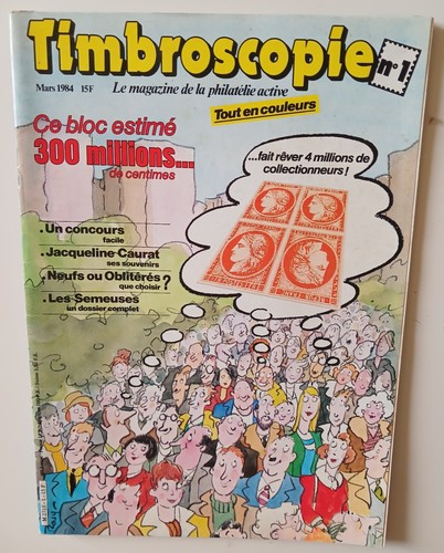 Timbroscopie mars 1984 - timbroscopie,