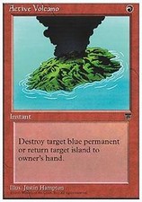 *MRM* ENGLISH 4x Active Volcano ( Vulcano attivo ) MTG CHC