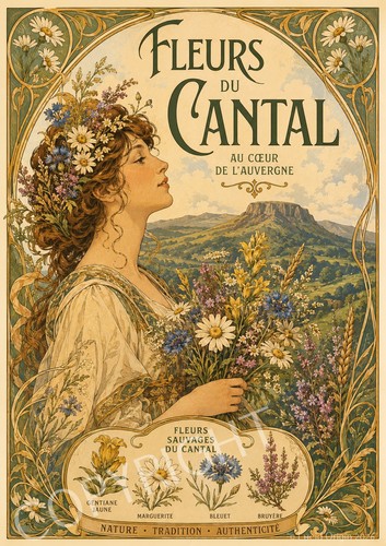 Photo affiche vintage - a4,
