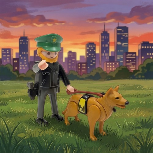 Playmobil 3984 policeman with - 3984,
