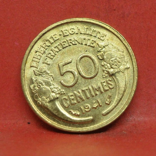 Centimes morlon 1941 fdc - centimes,