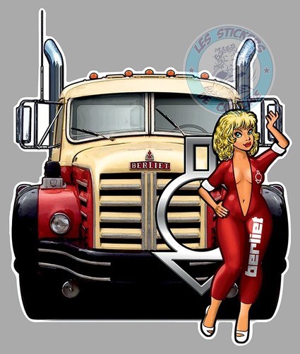 Sticker pin routier sympa - pin, up