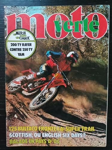 Moto verte 1977 125 bultaco - verte,
