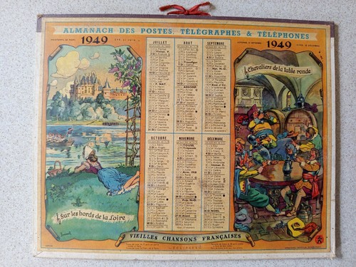 Calendrier postes 1949 - 1949,