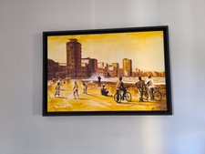 Tableau cubain encadré dans