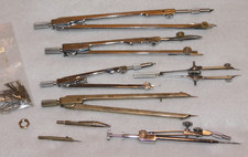 LOT KERN switzerland SWISS MADE compas SUISSE à DESSIN Drafting TOOL compass