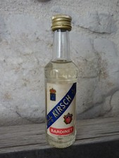 Mignonnette bouteille Kirsch Bardinet 5 cl  bon état pleine
