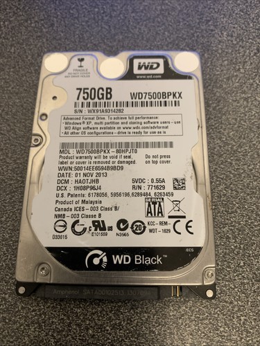 Disque dur 750gb 5 sata - 2,5",