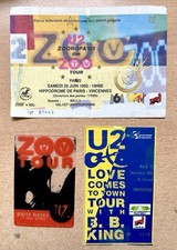 Offre 24h: Lot U2 / Access VIP + Invitation + Ticket De Concert 1989-92-93 Paris