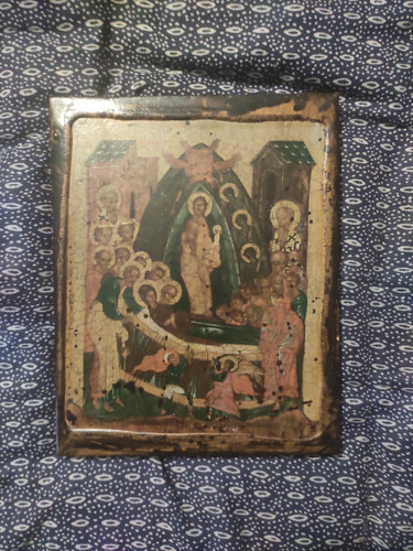 Tableau ancien icone russie - ,