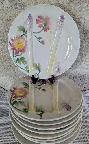Assiettes asperges - assiettes,
