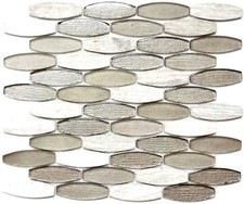 Pâte de Verre Pierre Naturelle Gris Brillant Mur Bain Cuisine Wc 85-BM59 10