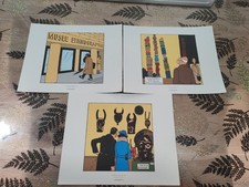 Lot De 3  planches Tintin