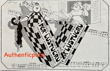 PUBLICITE PER LUSTUCRU CHANSON LA MERE MICHEL CHAT SIGNE FARCY DE 1930 AD PUB