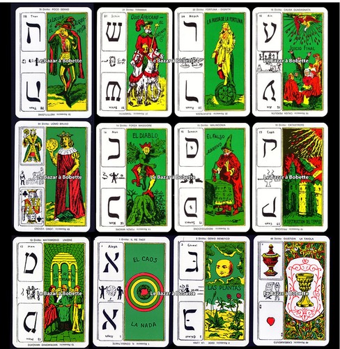 Jeu cartes divinatoires tarot - jeu,