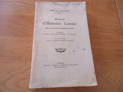 Manuel hitoire locale - manuel, guide