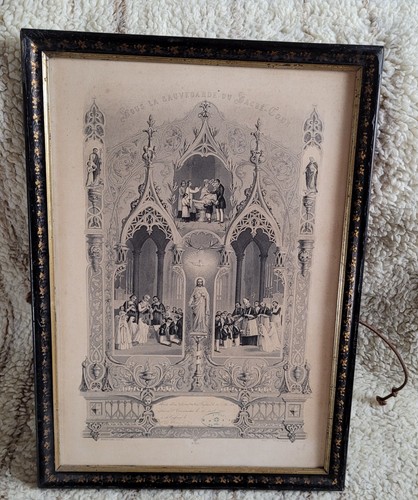 Ancien tableau bapteme de - tableau,