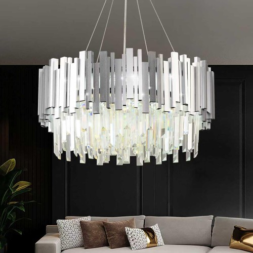 Chandelier cristal moderne - cristal,