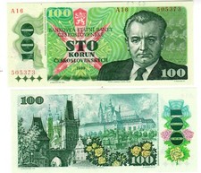 CZECHOSLOVAKIA Billet 100