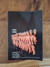 CRAZY HORSE SALOON ANCIEN PROGRAMME 1976 EROTISME 10 000ème LOVA MOOR FEMME NUE