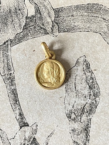 Ancien pendentif médaille en - /médaille,