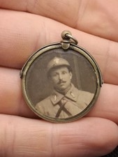Ancien Pendentif Porte Photo