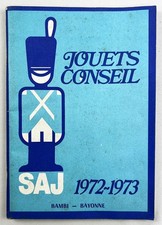 Catalogue Jouets Conseil SAJ 1972-73 Gégé Fisher Price Joustra Starlux Garages V