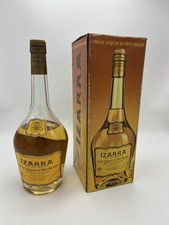 Ancienne bouteille 70 cl Izarra jaune vieille liqueur de la côte Basque 43°