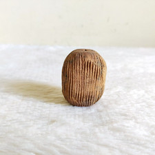 Vintage Fait-Main Bois Litchi