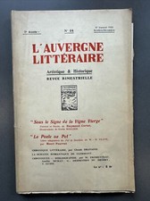 L’auvergne Littéraire Et