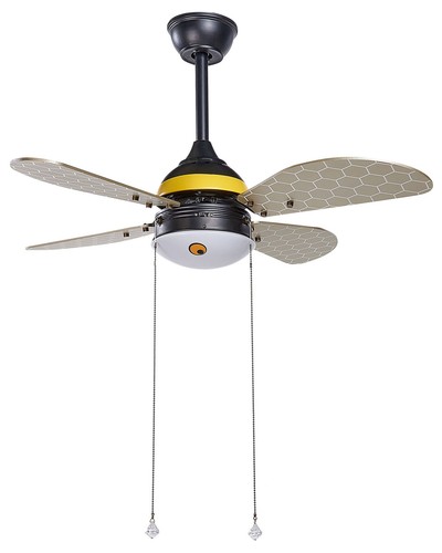 Ventilateur plafond noir et - ventilateur,