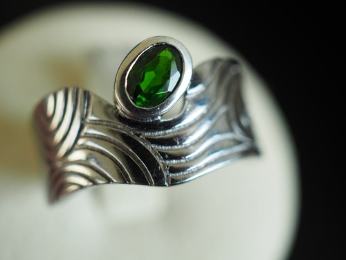 Bague createur vintage - vintage, argent