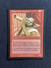 Carte Magic Wizard FR Edition Mercadia 1999 ROUGE Franc-Tireur Kyrène 199/350 +