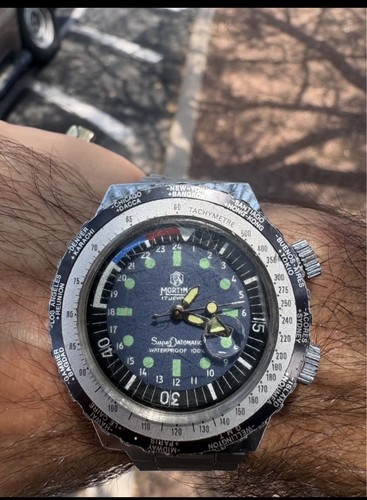 Vintage diver mortima watch - vintage,