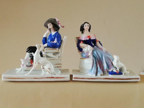 Statuette paire serre livre - statuette, de