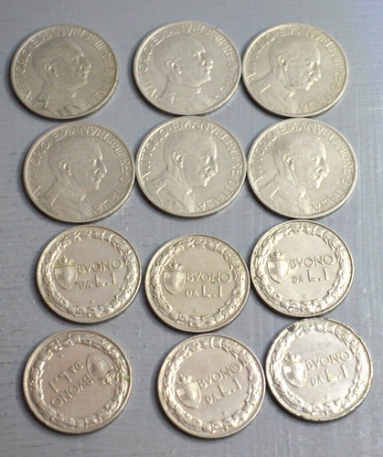Lot pieces diverses monnaie - 12,