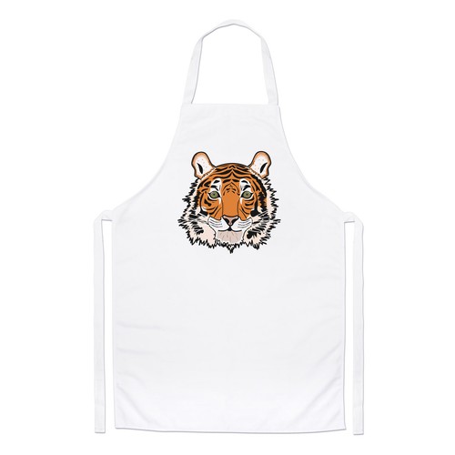 Tablier chef avec visage - de,