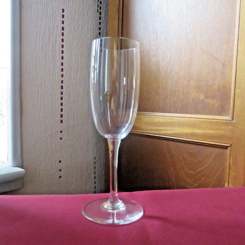 Flute champagne en cristal - 1, a