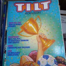 Tilt microloisirs n°35 oct 1986 Mo6 To9 exl 100room ten the comet game sram