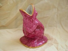 E.SANDOZ,HAVILAND,LIMOGES,FRENCH PORCELAIN VASE,FROG SHAPE,SIGNED,EARLY 20th.