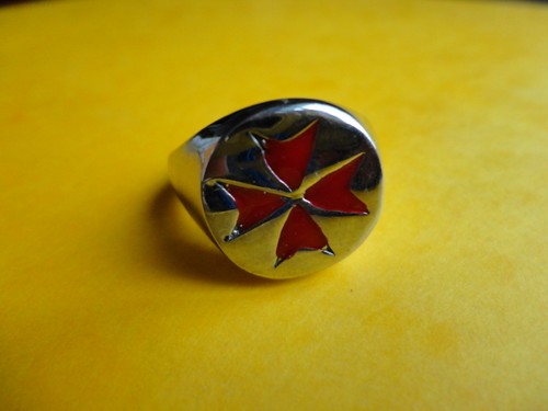 Bague croix malte taille - bague,