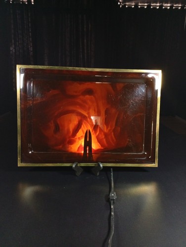 Superbe plateau vintage lucite