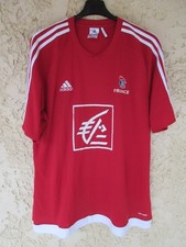 Maillot handball équipe de FRANCE ADIDAS Climalite rouge shirt XL