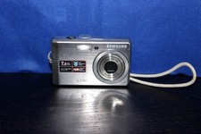 Samsung L730 argent – compact 7.2MP, bon état, non testé, sans batterie