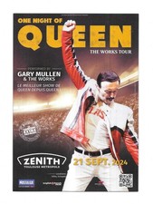 FLYER - JEAN JACQUES GOLDMAN : CONCERT LIVE A TOULOUSE 2024 MINI AFFICHE QUEEN