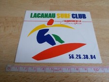 Autocollant LACANAU SURF CLUB - LA MAISON DE LA GLISSE